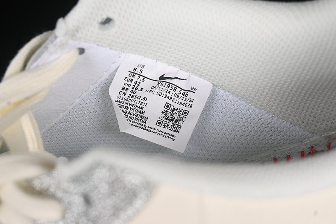Nike [XS1958-546]-[AIR FORCE 1 07 LOW WHITE/GREY/BLUE]-[WOMAN:36-39]-[MAN:40-45] - Image 6