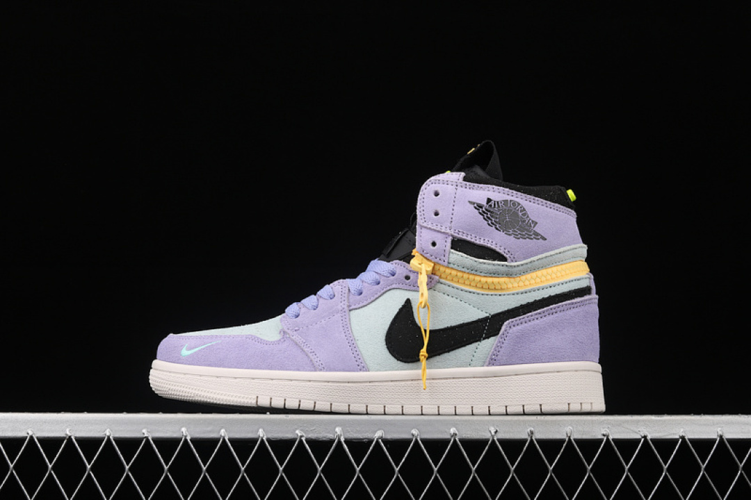 Jordan [CW6576-500]-[AIR JORDAN 1 HIGH SWITCH PURPLE PULSE/GLACIER BLUE/SAIL/BLACK]-[UNISEX:36-46], photo 1