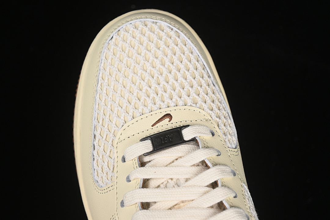 Nike [IB7719-113]-[AIR FORCE 1 07 LOW COCONUT MILK/CANYON GOLD/LIGHT BRITISH TAN]-[UNISEX:36-45] - Image 10