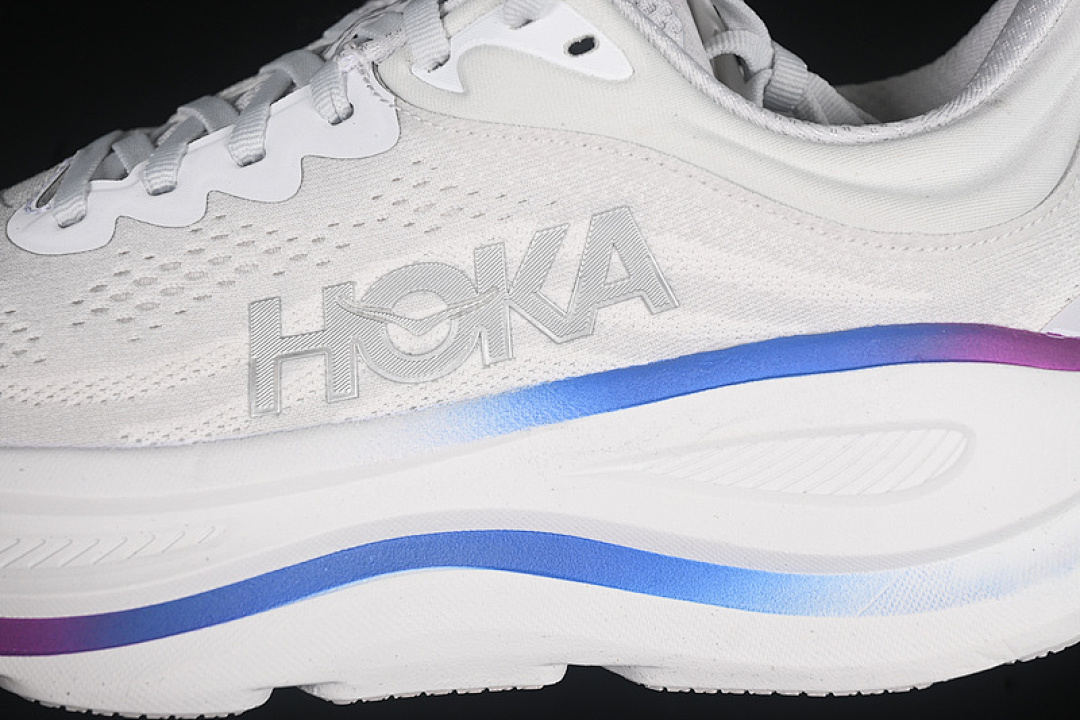 On Running [1162012 CYWH]-[HOKA ONE BONDI 9 GREY/BLUE/WHITE]-[WOMAN:36-39]-[MAN:40-45] - Image 8