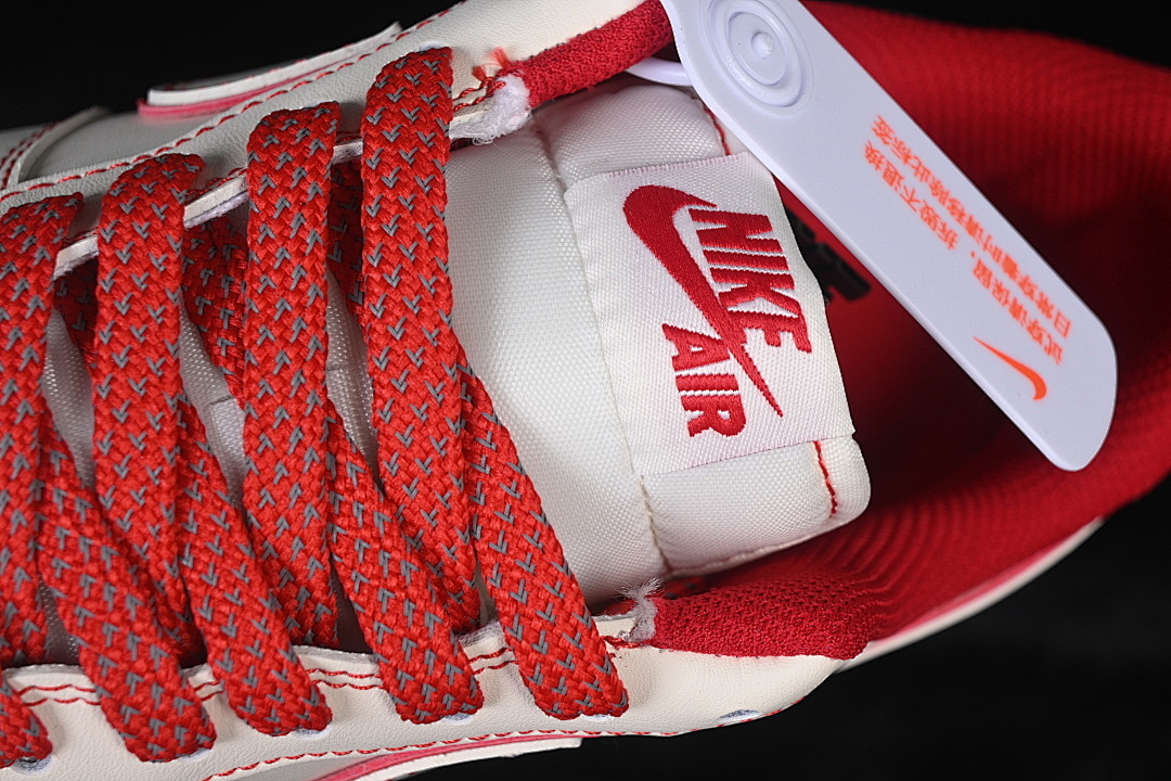 Nike [SM6668-132]-[AIR FORCE 1 07 LOW WHITE/RED/WHITE]-[WOMAN:36-39]-[MAN:40-45] - Image 9