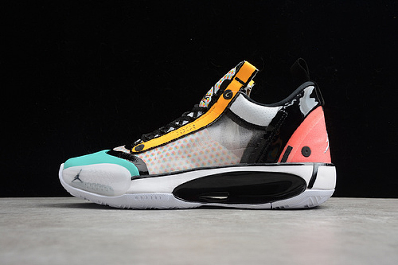 Jordan AIR Jordan 34 LOW GUO AILUN WHITE/BLACK/MULTI-COLOR · CZ7748-100, photo 1