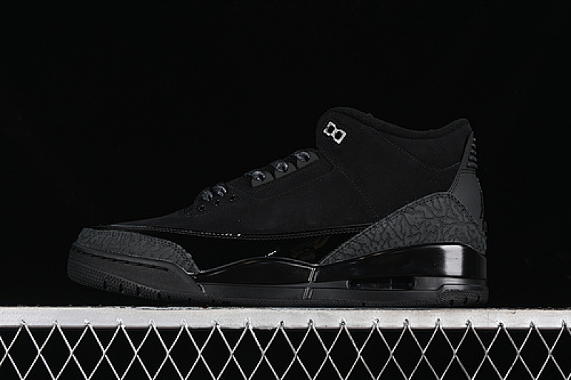 Jordan AIR Jordan 3 RETRO BLACK/DARK CHARCOAL/BLACK · CT8532-001, photo 1