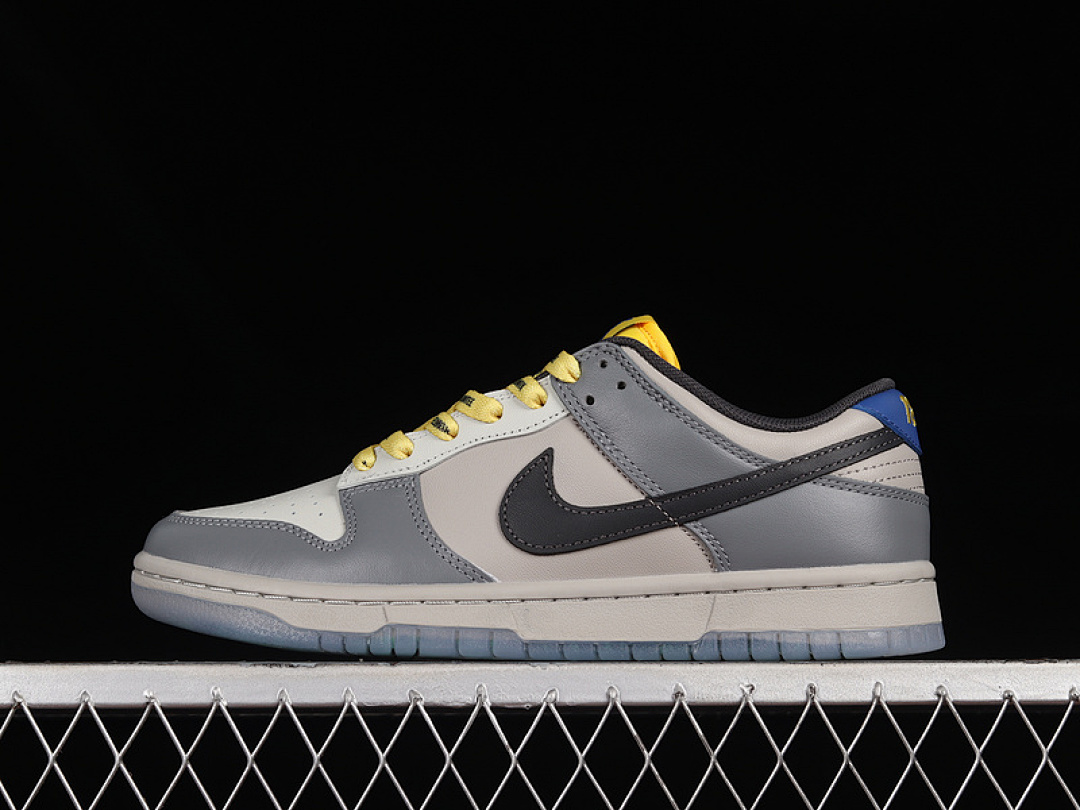 Unbranded [DR6187-001]-[DUNK LOW NORTH CAROLINA A&T COOL GREY/YELLOW-BLUE-BLACK-SAIL]-[UNISEX:36-47.5], photo 1