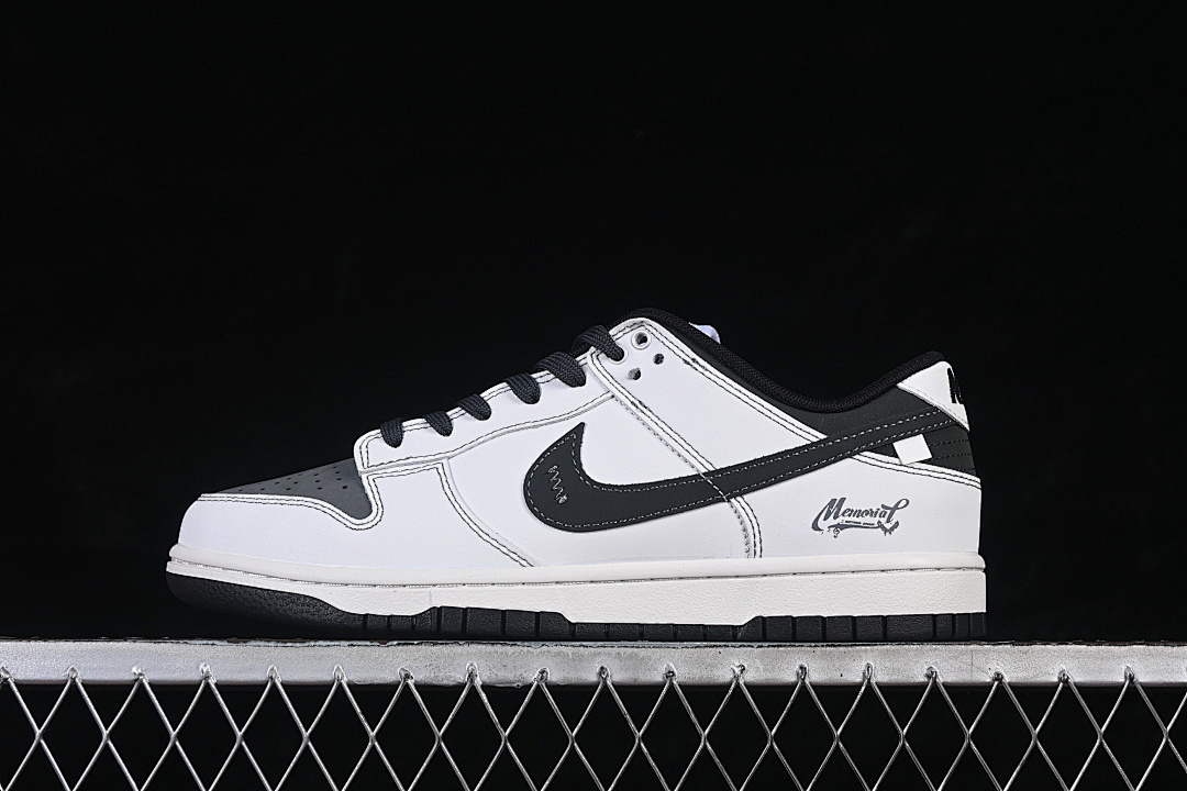 Unbranded [WB0414-026]-[SB DUNK LOW LOW-TOP CASUAL SKATE SHOES WHITE/BLACK]-[MN:40-46], photo 1