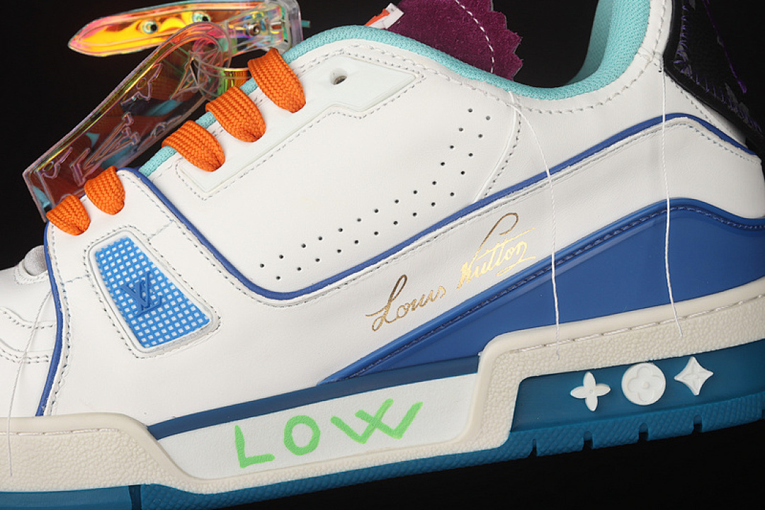 Louis Vuitton [L*V 2021S TRAINER NAVY BLUE/WHITE/MULTI-COLOR]-[MAN:38-45] - Image 8