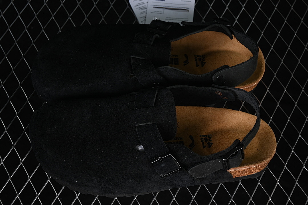 Birkenstock [1028337]-[TOKIO SUEDE BLACK/BLACK/BLACK]-[WOMAN:35-39]-[MAN:40-45] - Image 9