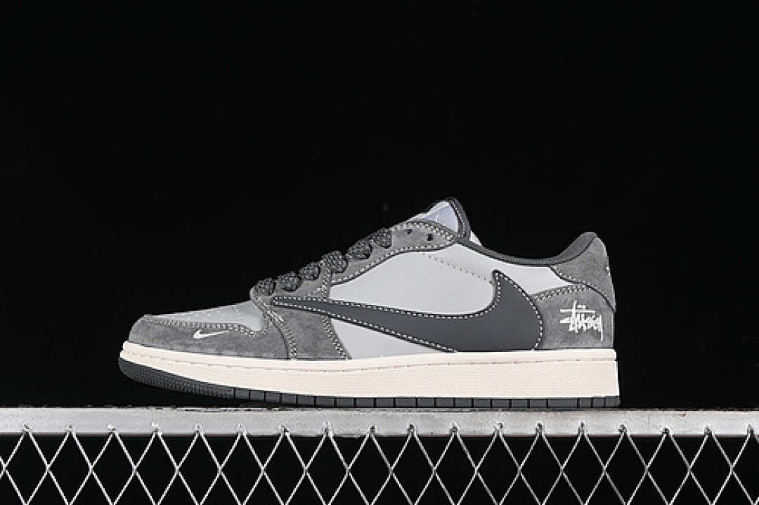 Jordan [SJ2068-120]-[TRAVIS SCOTT X FRAGMENT DESIGN AIR JORDAN 1 LOW OG SP GREY]-[UNISEX:36-45], photo 1