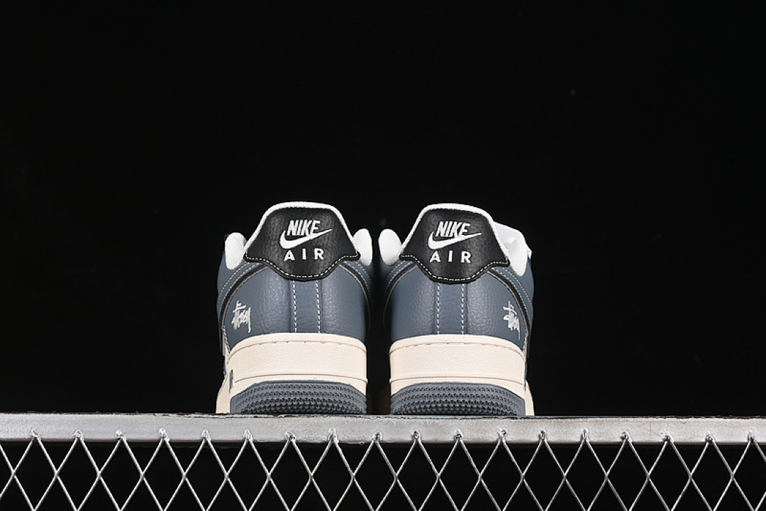 Nike [XS1958-553]-[AIR FORCE 1 07 LOW WHITE/GREY/BLACK]-[WOMAN:36-39]-[MAN:40-45] - Image 14