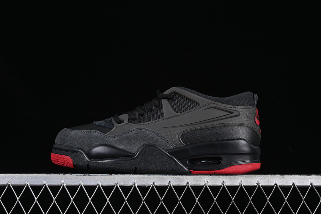 Jordan [FQ7939-060]-[AIR JORDAN 4 REMASTERED BLACK/VARSITY RED/ANTHRACITE]-[WOMAN:36-39]-[MAN:40-47.5], photo 1