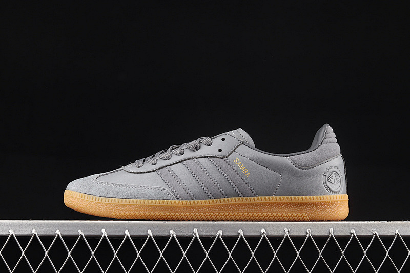 Adidas Adidas SAMBA VEGAN SHOES DARK GREY/BROWN/WHITE · FW2430, photo 1