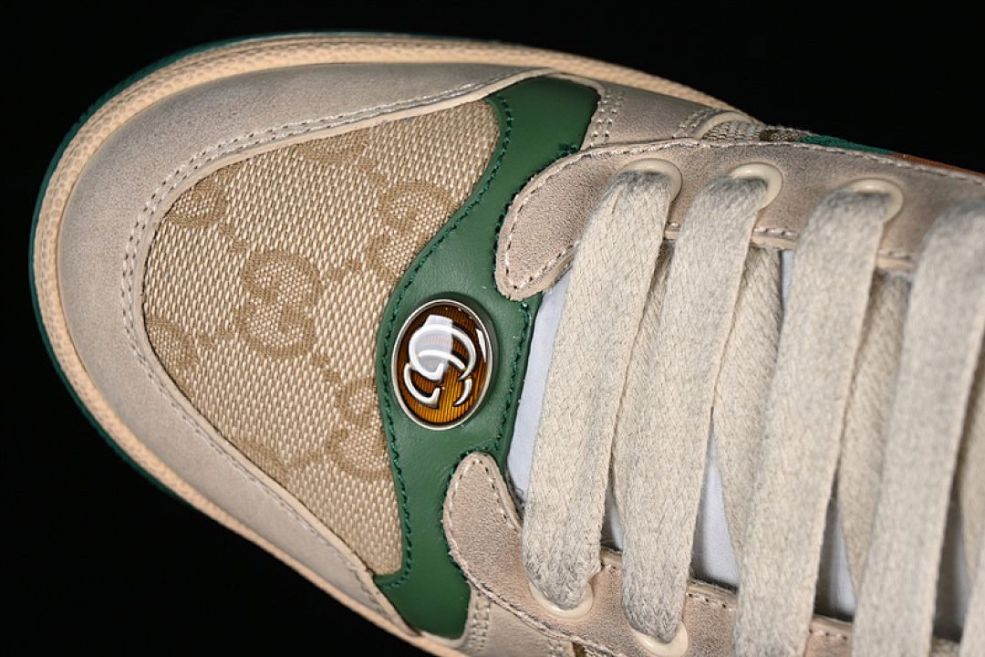 Gucci [9Y9209443]-[GU*CCI DISTRESSED SCREENER SNEAKER BROEN/GREY/GREEN]-[WOMAN:35-40] - Image 10