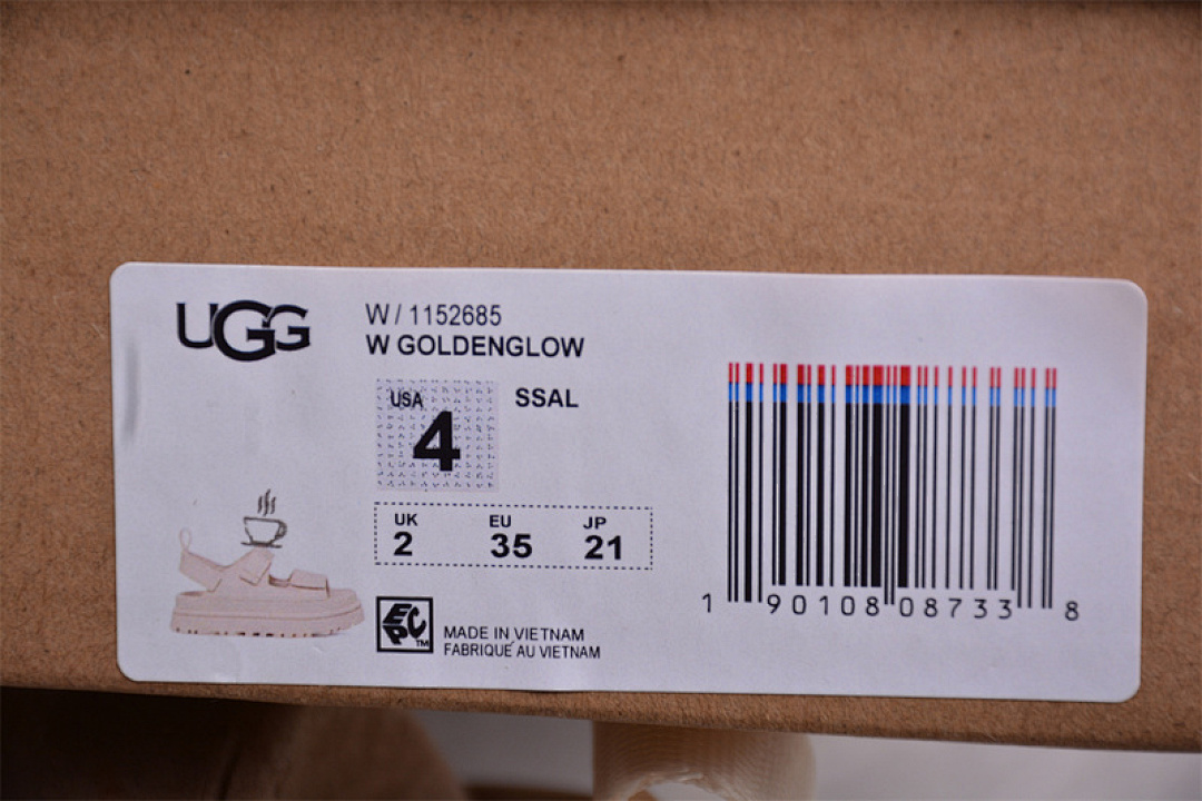 UGG [GG DAZZLING GOLD DOPAMINE SANDALS GREY]-[WOMAN:35-40] - Image 3