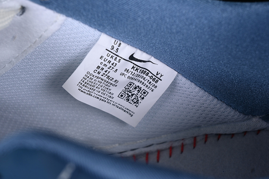 Nike [KK1988-068]-[AIR FORCE 1 07 LOW WHITE/BLUE]-[WOMAN:36-39]-[MAN:40-45] - Image 6
