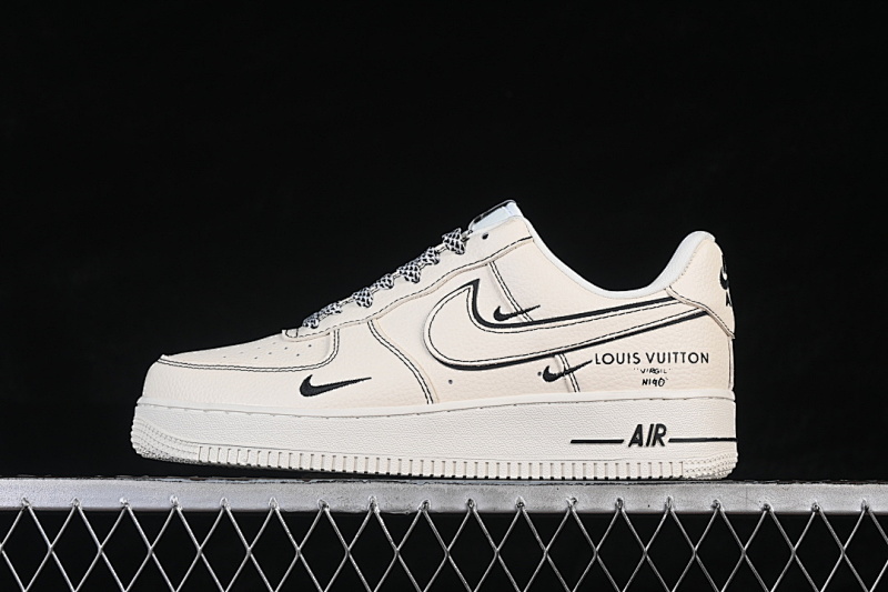 Nike Nike AIR FORCE 1 07 LOW CASUAL SNEAKERS WHITE/BLACK/WHITE · LD1999-021, photo 1