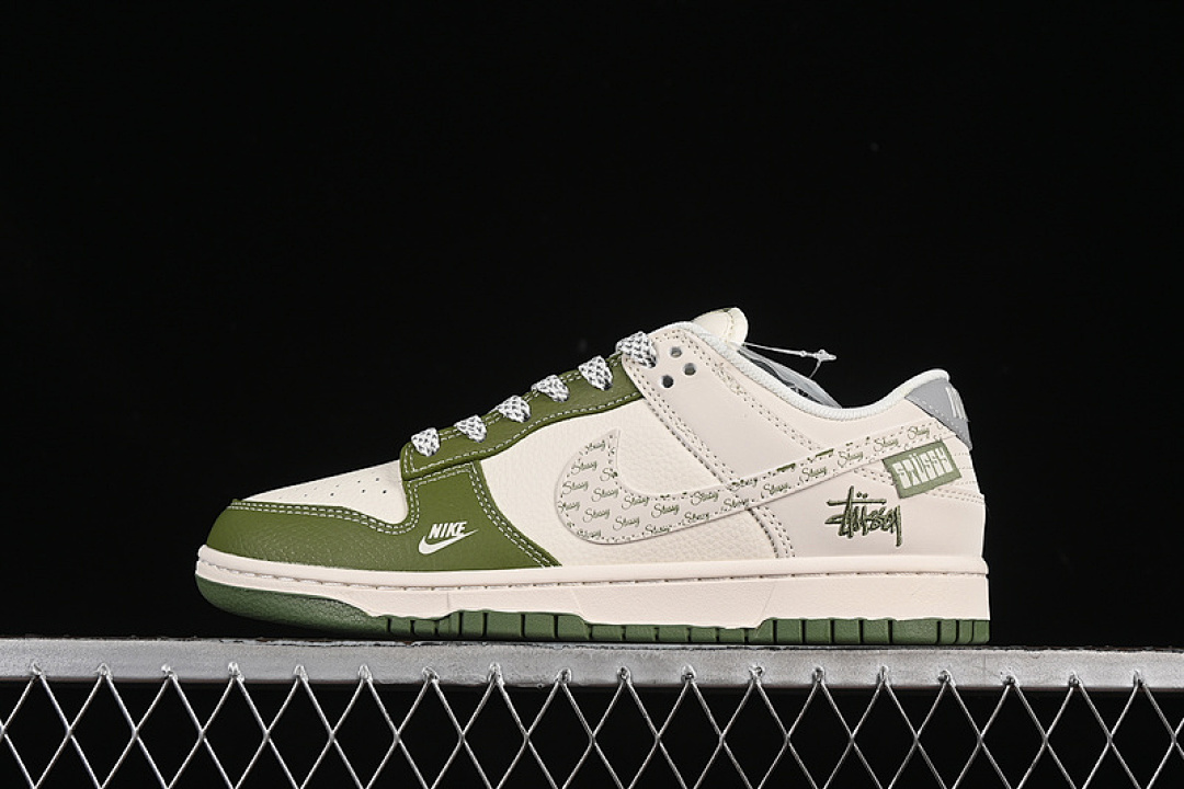 Nike SB DUNK LOW WHITE/GREY/GREEN · XS6089-592, photo 1