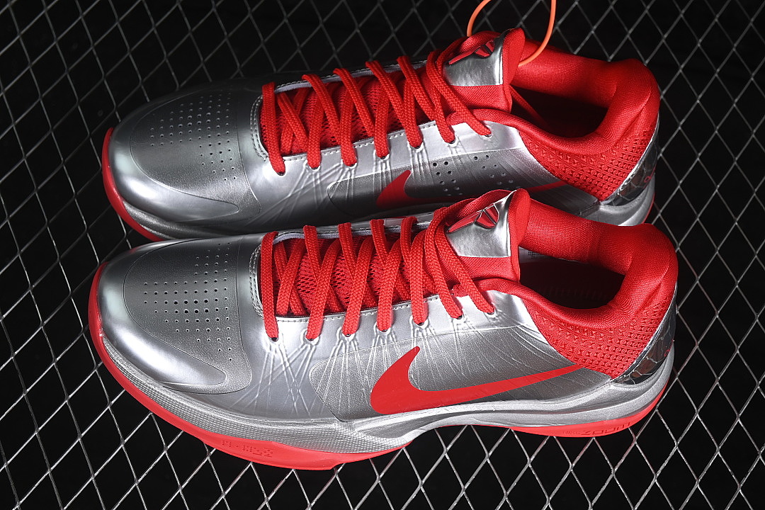Nike [IV2712-001]-[MEN'S PRACTICAL BASKETBALL SHOES RED/SILVER]-[MAN:40-48.5] - Image 10