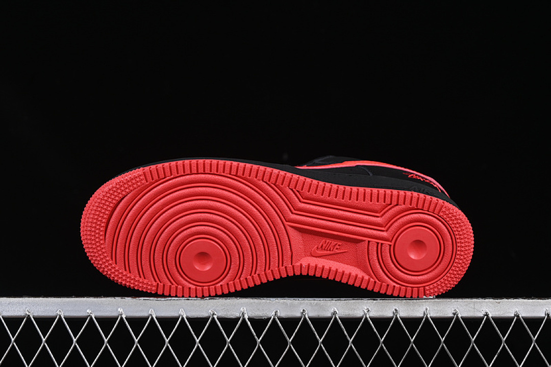 Nike [DF0188-044]-[AIR FORCE 1 07 LOW RED/BLACK]-[WOMAN:36-39]-[MAN:40-45] - Image 15