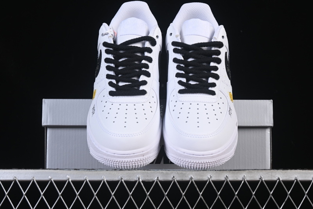 Nike [ZH0316-104]-[AIR FORCE 1 07 LOW VIBE WHITE/BLACK]-[WOMAN:36-39]-[MAN:40-45] - Image 13