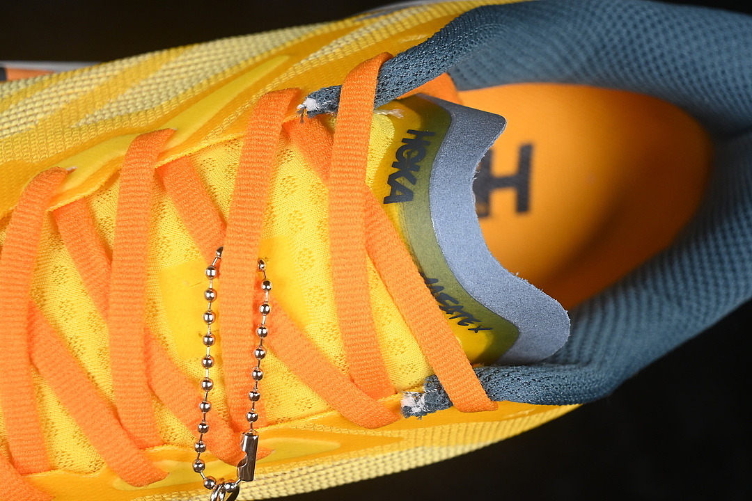Hoka [1161990 ZTM]-[LIGHTWEIGHT MOUNTAIN RUNNING SHOES YELLOW/ORANGE/GREY]-[WOMAN:36-39]-[MAN:40-45] - Image 8