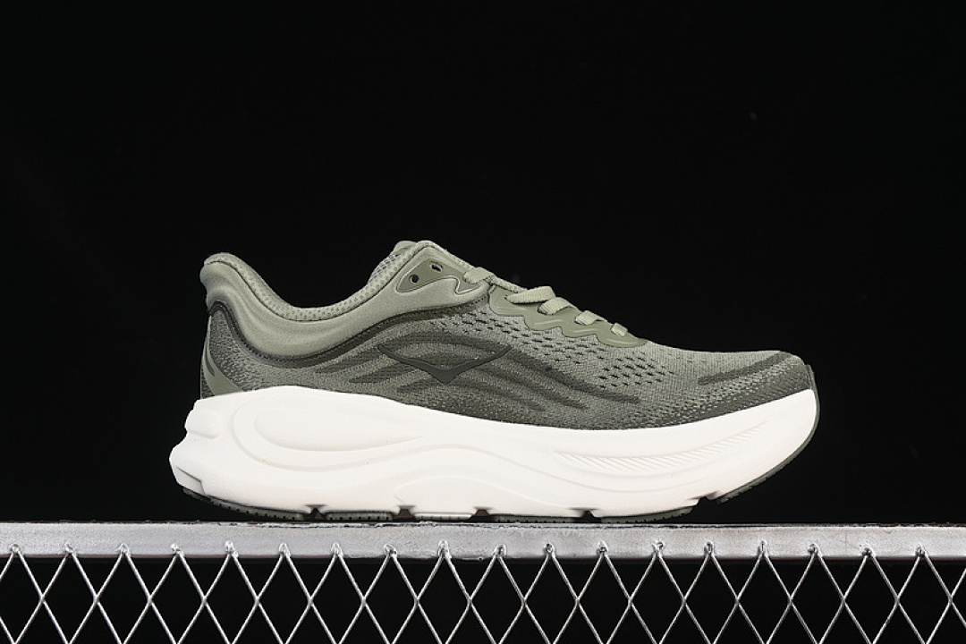 On Running [1162011 SSSC]-[HOKA ONE BONDI 9 WHITE/GREEN]-[WOMAN:36-39]-[MAN:40-45] - Image 15