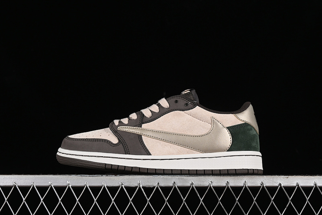 Jordan [DM7866-818]-[TRAVIS SCOTT X AIR JORDAN 1 LOW OG WHITE/GREY/BROWN]-[WOMAN:36-39]-[MAN:40-47.5], photo 1