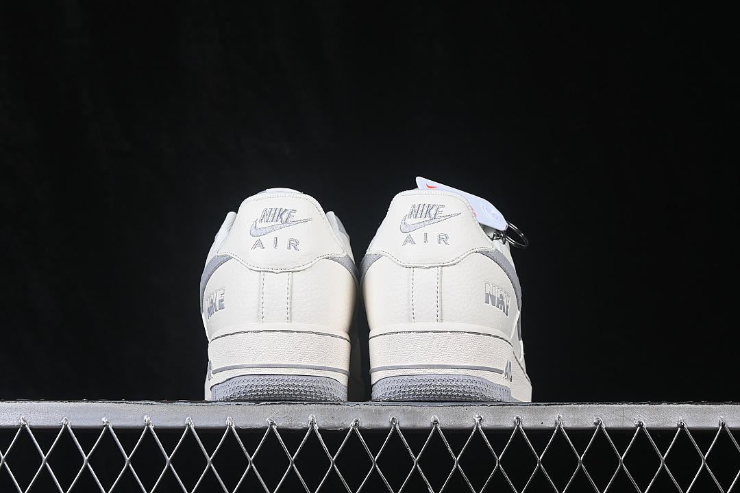 Nike [DN9688-129]-[AIR FORCE 1 07 LOW CASUAL SNEAKERS LIGHT GRAY/WHITE]-[WOMAN:36-39]-[MAN:40-45] - Image 13