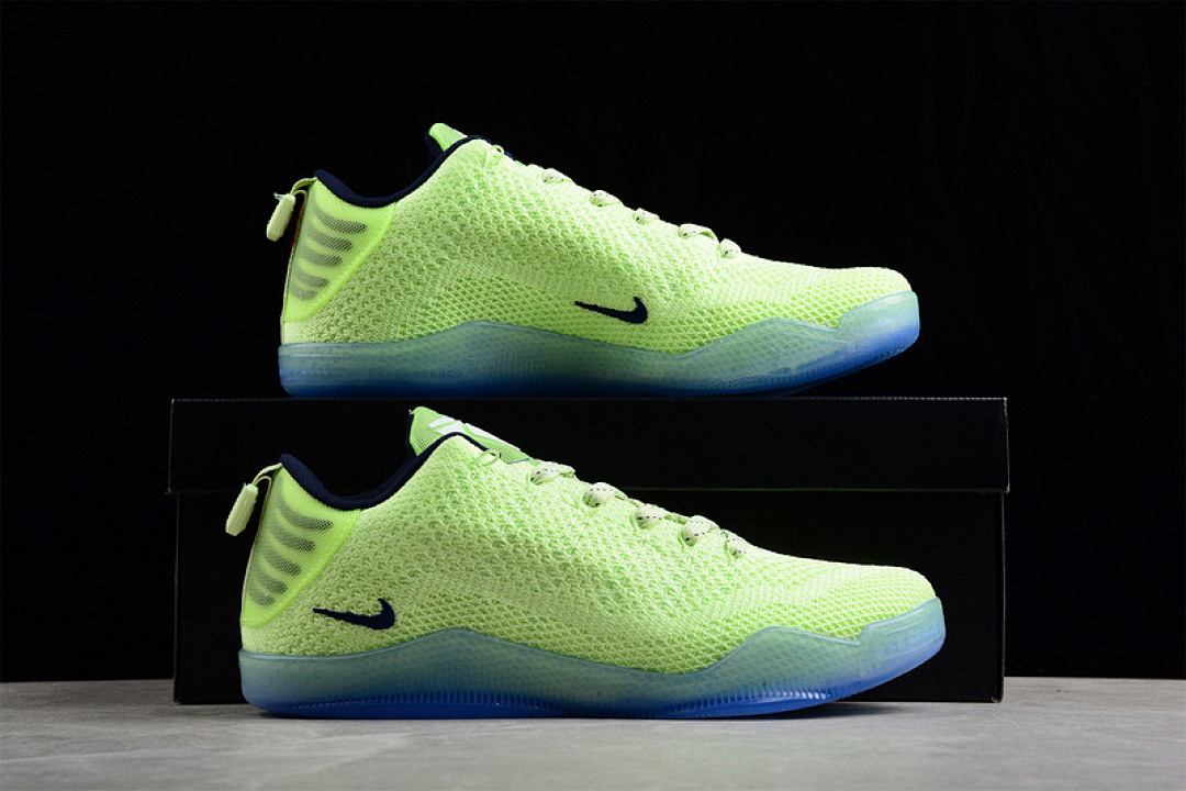 Nike [824463-334]-[KOBE 11 ELITE LOW 4KB GHOST OF CHRISTMAS PAST LIQUID LIME/DARK OBSIDIAN]-[40-46] - Image 16