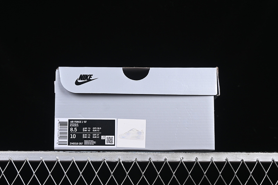 Nike [ZH0316-057]-[AIR FORCE 1 07 LOW BLUE/WHITE]-[WOMAN:36-39]-[MAN:40-45] - Image 12