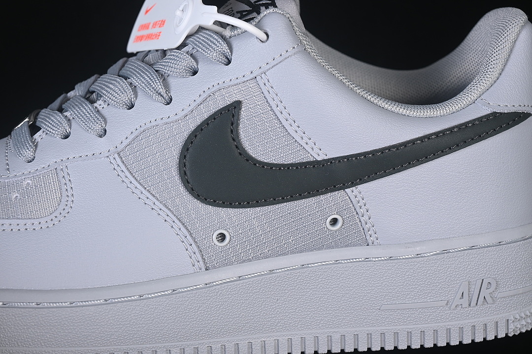 Unbranded [IR0952-002]-[AIR FORCE 1 07 LOW CASUAL SNEAKERS GREY/GREY/GREY]-[WOMAN:36-39]-[MAN:40-45] - Image 8