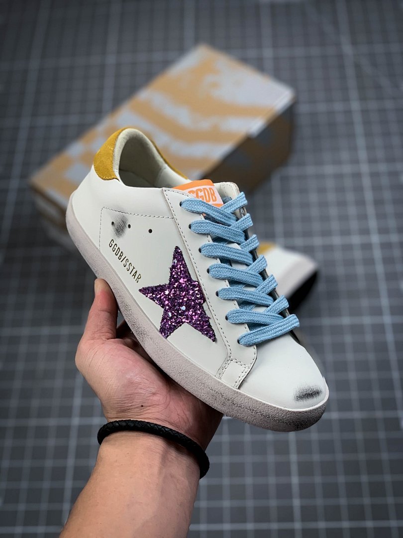 Golden Goose [G32WS590-B51]-[GOIDEN*GOOSE WHITE/PINK/YELLOW-BLUE]-[WOMAN:35-39], photo 1