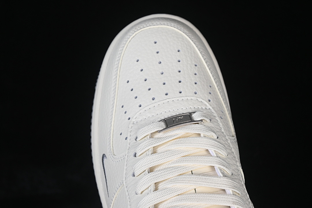 Nike [NH0601-543]-[AIR FORCE 1 07 LOW CASUAL SNEAKERS WHITE/GREY/WHITE]-[WOMAN:36-39]-[MAN:40-45] - Image 10