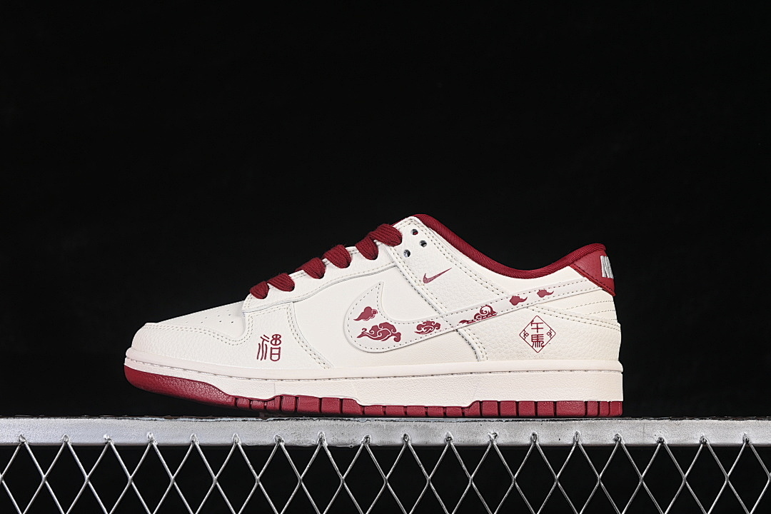 Unbranded [QW5288-111]-[SB DUNK LOW LOW-TOP CASUAL SKATE SHOES WHITE/RED]-[WOMAN:36-39]-[MAN:40-45], photo 1