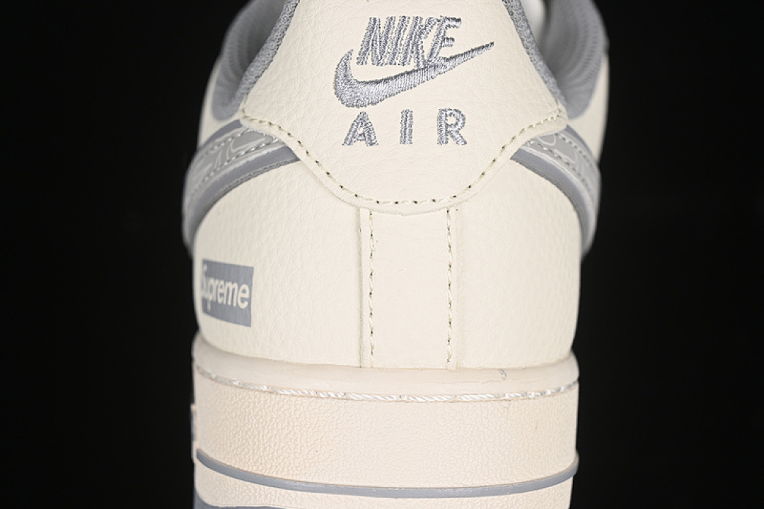 Nike [XX3168-147]-[AIR FORCE 1 07 LOW SUPREME WHITE/GREY]-[WOMAN:36-39]-[MAN:40-45] - Image 7