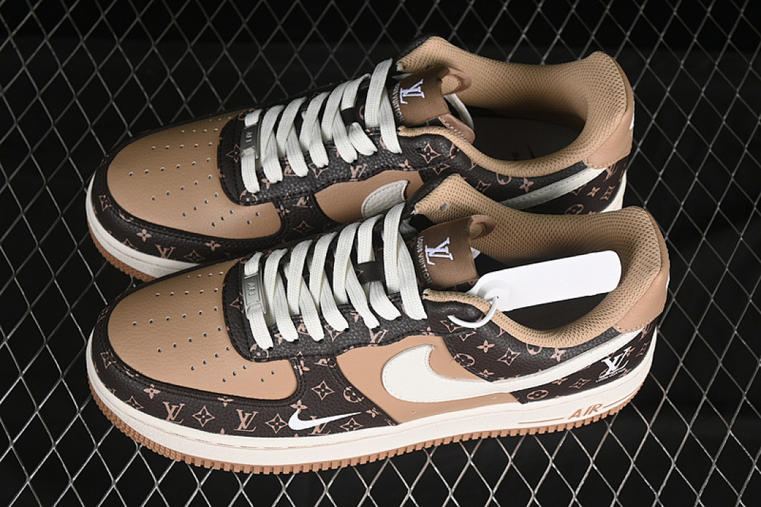 Nike [LW9279-009]-[AIR FORCE 1 07 LOW LV WHITE/GREY/BROWN]-[WOMAN:36-39]-[MAN:40-45] - Image 11
