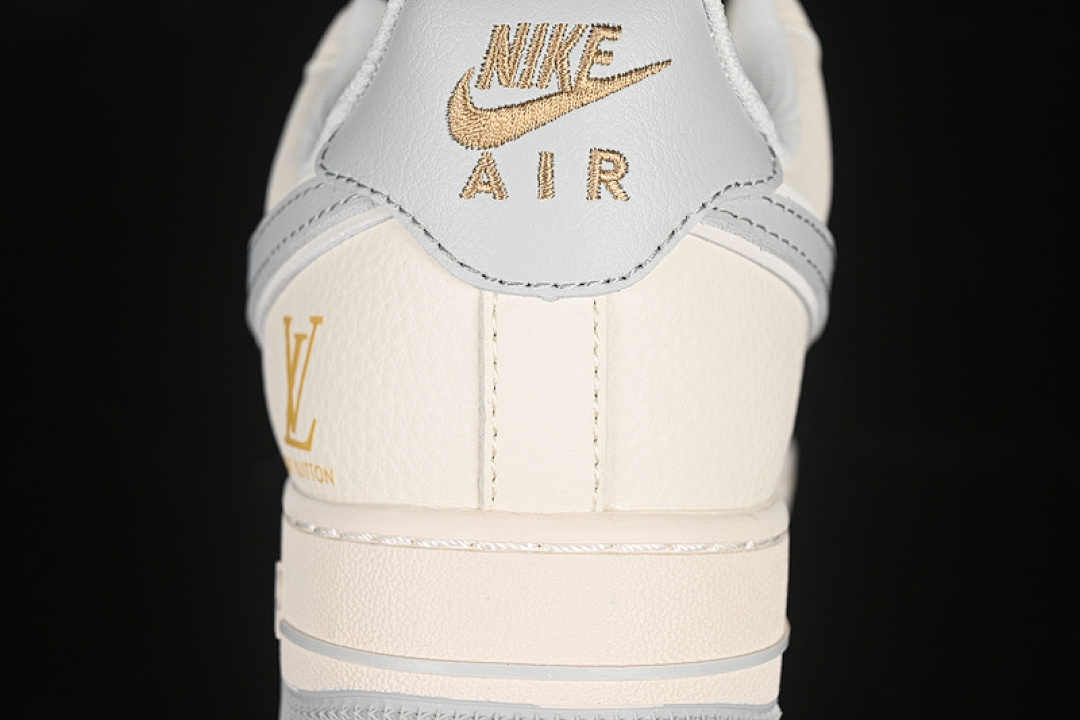 Nike [XX3168-159]-[AIR FORCE 1 07 LOW LV WHITE/GREY/GOLD]-[WOMAN:36-39]-[MAN:40-45] - Image 7