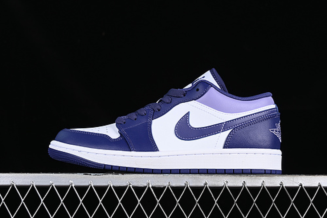 Jordan [553558-515]-[AIR JORDAN 1 LOW WHITE/PURPLE]-[MAN:40-46], photo 1