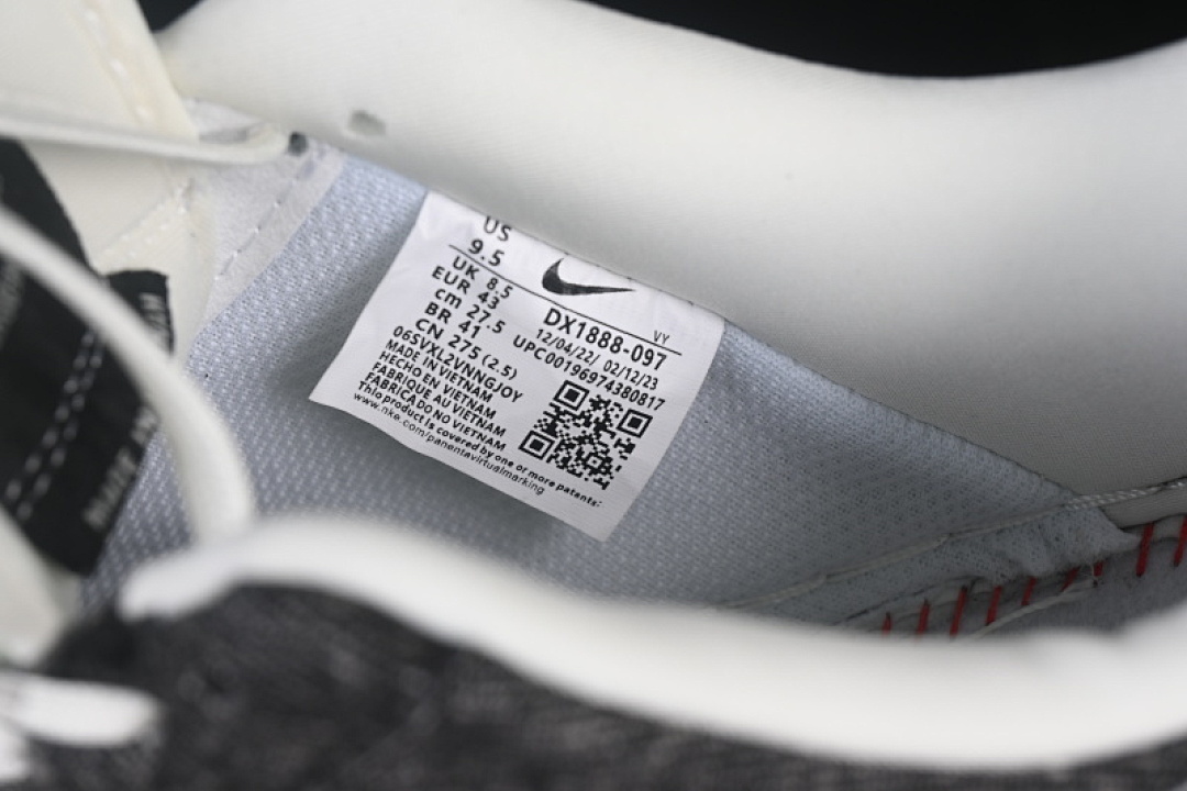 Nike [DX1888-097]-[AIR FORCE 1 07 LOW CASUAL SNEAKERS BLACK/WHITE]-[WOMAN:36-39]-[MAN:40-45] - Image 5