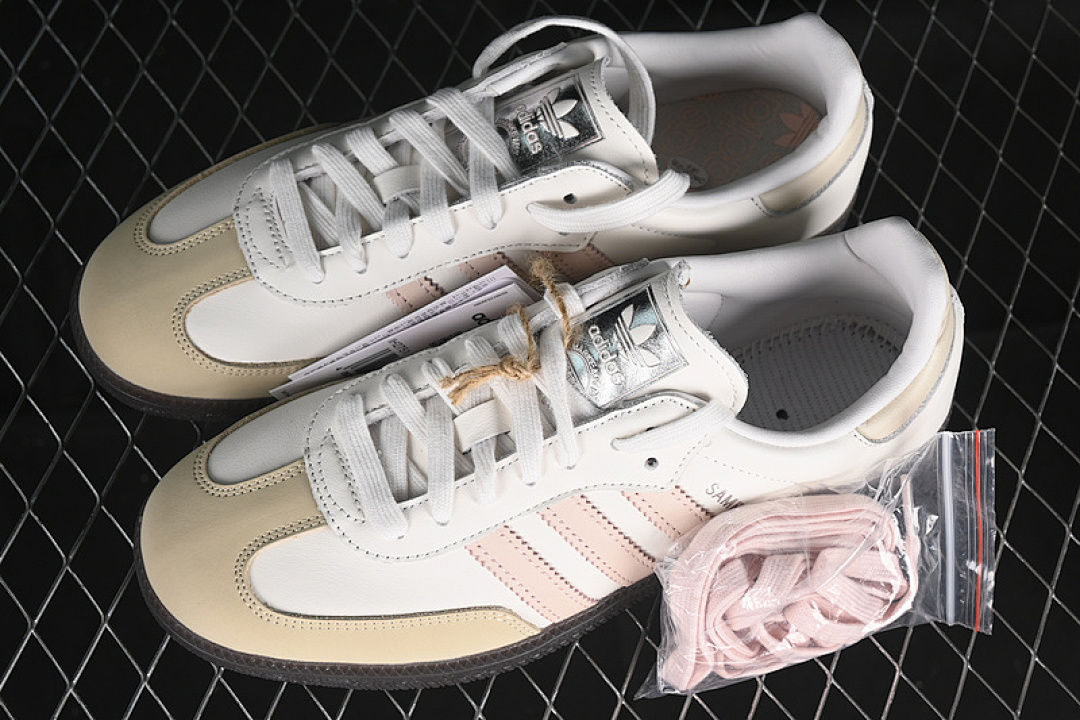 Adidas [IH2751]-[SAMBA VEGAN CLOUD WHITE/WONDER QUARTZ/WONDER WHITE]-[WOMAN:36-42] - Image 11