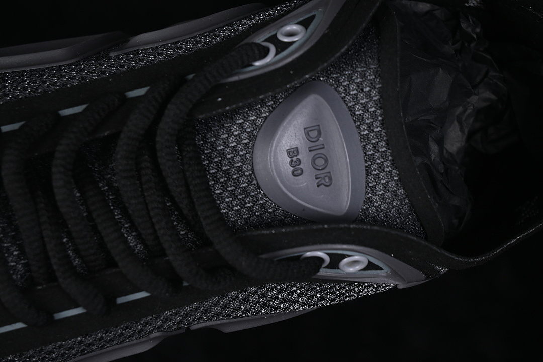 Dior [3SN342ABFH968]-[LOW-TOP CASUAL LIFESTYLE SHOES BLACK/BLACK]-[WOMAN:38-39]-[MAN:40-47] - Image 8