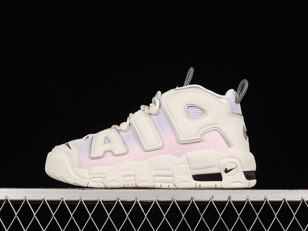 Nike [DQ0514-100]-[AIR MORE UPTEMPO96 QS PINK GRADIENT/WHITE/SILVER]-[WOMAN:36-40], photo 1