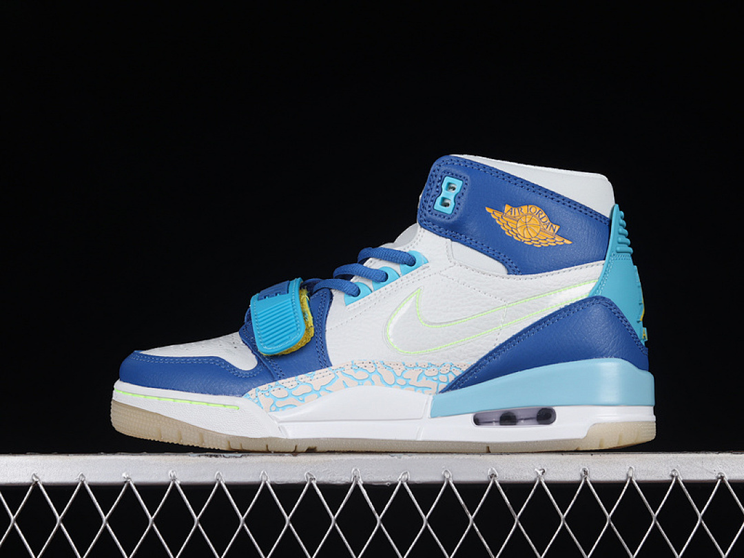 Jordan [CI4446-400]-[JORDAN LEGACY 312 FLY BLUE LAGOON/CLEAR-TEAM ROYAL-OFF WHITE-BLUE GAZE-AMARILLO], photo 1