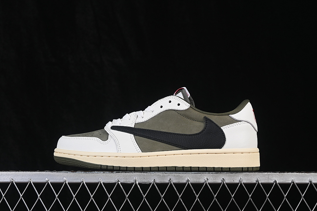 Jordan [DM7866-200]-[TRAVIS SCOTT AIR JORDAN 1 LOW OG WHITE/GREEN]-[WOMAN:36-39]-[MAN:40-48.5] - Image 2