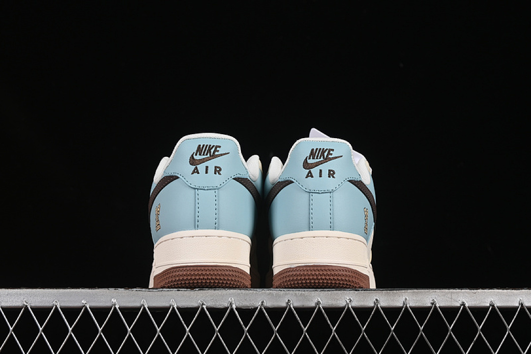 Nike [JJ2508-702]-[AIR FORCE 1 07 LOW LV WHITE/GREY/BLUE/BROWN]-[WOMAN:36-39]-[MAN:40-45] - Image 14
