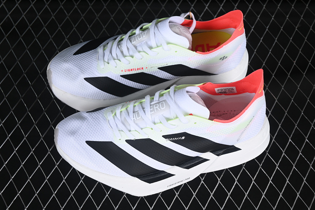 Adidas [JR1094]-[ADIZERO ADIOS 4 M CLOUD WHITE/CORE BLACK/SILVER METALLIC]-[WOMAN:36-39]-[MAN:40-45] - Image 11
