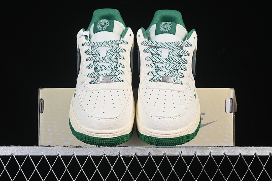 Nike [QW5606-260]-[AIR FORCE 1 07 LOW WHITE/GREY/GREEN]-[WOMAN:36-39]-[MAN:40-45] - Image 13