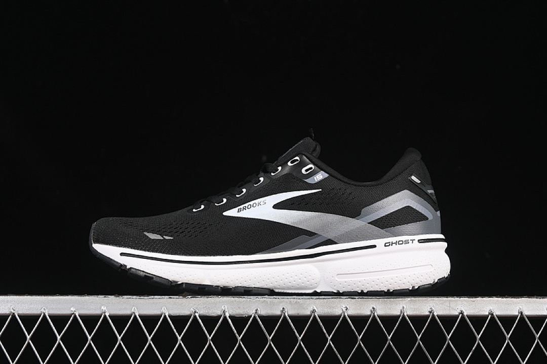Unbranded [1203801B012]-[BROOKS GHOST 15 WHITE/BLACK/GREY]-[WOMAN:36-39]-[MAN:40-45], photo 1