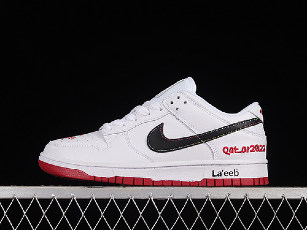 Unbranded [DJ6188-006]-[SB ZOOM DUNK LOW X LA EEB WHITE/BLACK/RED]-[WOMAN:36-39]-[MAN:40-46], photo 1