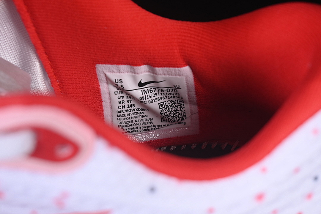 Nike [IM6776-070]-[ZOOM VOMERO PLUS AIR CUSHION SHOES RED/PINK/WHITE]-[WOMAN:35.5-39]-[MAN:40-46] - Image 5