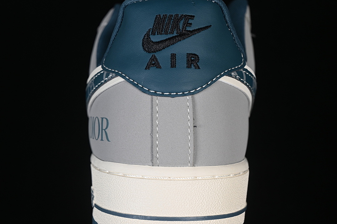 Nike [DD1928-313]-[AIR FORCE 1 07 LOW WHITE/GREY/BLUE]-[WOMAN:36-39]-[MAN:40-45] - Image 7